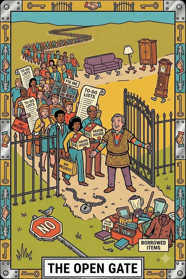 THE OPEN GATE — 선을 긋지 못해 모두를 들이는 사람