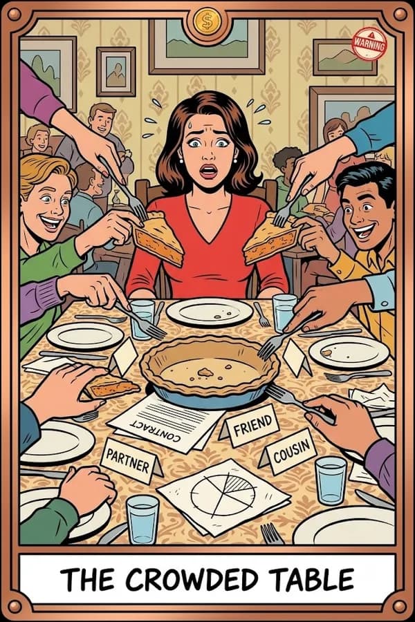 THE CROWDED TABLE — 내 몫을 노리는 손이 많은 사람