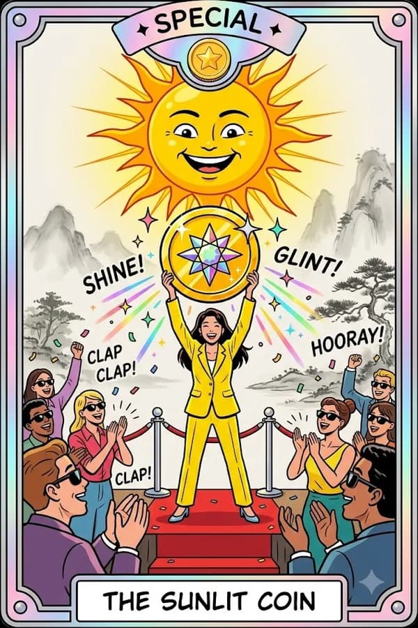 THE SUNLIT COIN — 빛나는 자리에 돈이 따르는 사람