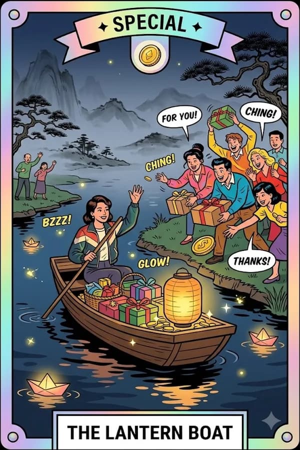 THE LANTERN BOAT — 정이 재물이 되는 사람
