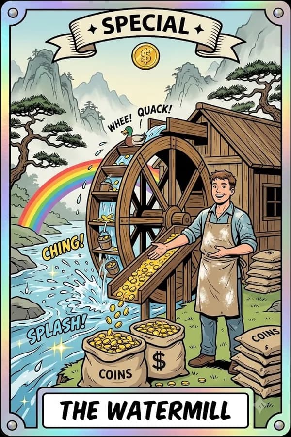THE WATERMILL — 흐르는 돈을 돌려 쓰는 사람