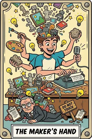 THE MAKER'S HAND — 머릿속에 있는 것을 기어이 세상에 꺼내는 사람