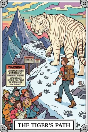 THE TIGER'S PATH — 피할 수 없는 일 앞에서 오히려 강해지는 사람