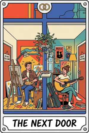 THE NEXT DOOR — 각자의 방을 지키며 곁에 있는 사이