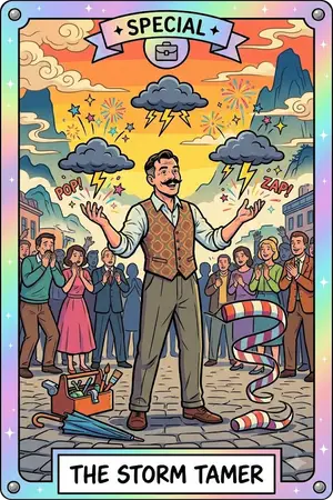 THE STORM TAMER — 거친 판을 재주로 다스리는 사람