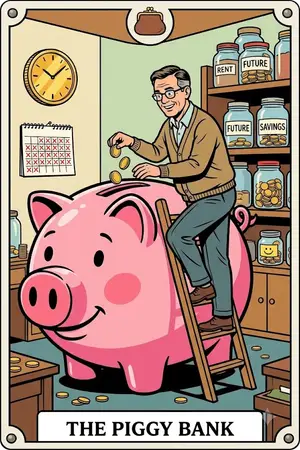 THE PIGGY BANK — 차곡차곡 모으는 사람