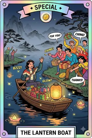 THE LANTERN BOAT — 정이 재물이 되는 사람