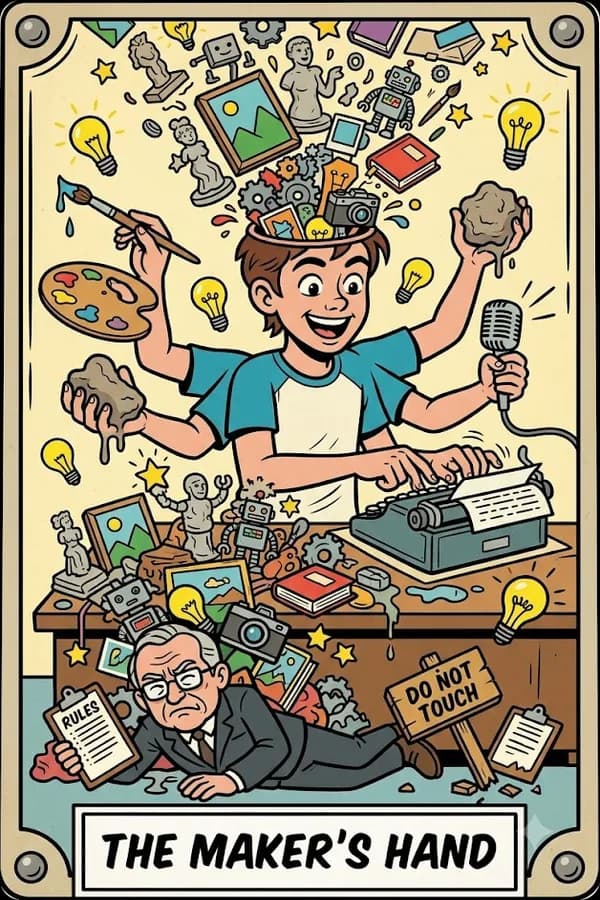 THE MAKER'S HAND — 머릿속에 있는 것을 기어이 세상에 꺼내는 사람